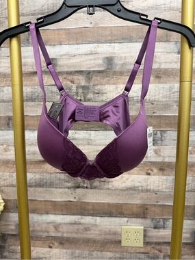 NWT soma Enhancing Shape Plum Bra 34D